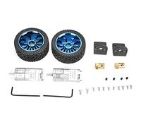 Jxngery 2 unids/set 6V 280RPM 25GA370 Motor de engranaje eje de 4mm con soporte de montaje kits de ruedas de 65mm