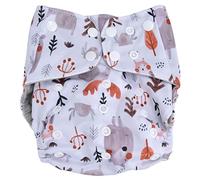 Jxngery Baby Washable Diapers Average Size Reusable Soft Breathable Adjustable Pocket Cloth Nappies (Yas 074-Yafdth)