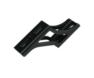 Jxngery Bloque Portador Delantero para Bicicletas Plegables Cline Adaptador de Nariz de Cerdo de Aluminio Mejorado Tija de sillín Ajustable en Altura con Soporte de Bolsa (Negra)