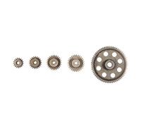 Jxngery Diff Diferencial Engranaje Recto de Metal Principal 64T 17T 21T 26T 29T Motor Gear RC Pieza para camión 1/10 Brontosaurus 94111