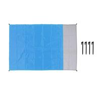 Jxngery Manta de Playa Impermeable Tela de poliéster portátil Estera de Picnic Plegable para Acampar al Aire Libre Picnic (Gris Azul Claro)