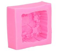 Jxngery Molde de silicona con forma de flor de mariposa, jabón hecho a mano tridimensional, molde de silicona para pastel de fondant