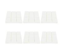 Jxngery Paneles de absorción de Sonido de 6 Piezas Material de Retardante acústico de Alta Densidad para oficinas de Estudios de hogares (Retardante de la Llama de Alta Densidad Blanca)