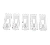 Jxngery Prensatelas de plástico con Ojo de Cerradura, Accesorios para máquinas de Coser domésticas Multifuncionales