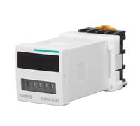 Jxngery Relé de tiempo, 8 pines, 2 grupos, pantalla digital, controlador de relé de retardo de tiempo programable (CA 220 V)