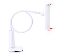 Jxngery Soporte de Cuello de Cisne Ajustable para transmisión en Vivo con Clip para Guitarra, bajo, Auriculares, Soporte Flexible para Tableta, Soporte Ajustable para teléfono Celular y (Blanco)