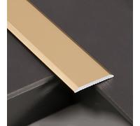 JXNVHJ Barra De Transición Riel De Transición, Perfil De Transición, Tapajuntas Suelo, Ancho: 2/3,3/7 Cm, Tira De Moldura De Borde(Gold,7cm)