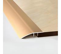 JXNVHJ Perfil De Compensación, Perfil De Transición, Tiras De Transición De Suelo para Desnivel Tarima, Listones De Umbral para Alturas De 0.7-1.5 Cm(Titanium,90cm)