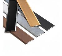 JXNVHJ Perfil De Transición, Aluminio Tira De Umbral, Fácil De Instalar, Tapajuntas Suelo para Puertas De Cocina, Dormitorio Y Baño(Gold,6cm)