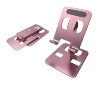 JXPXJMY Aleación de Aluminio Smartphone Soporte de Escritorio,Soporte Universal Ajustable para iPhone Huawei Galaxy y Muchos Otros Sólo los Teléfonos Móviles y Tabletas (Rosa)