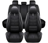 JXTTJ Coche Juegos Cubre Asientos Cuero para Honda Civic 2018 2019 2020 2021 2022 2023 2024 2025, 5 Plazas Fundas de Asiento Todo Clima Impermeables Funda Protectora Asientos,B Black
