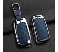 JXTTJ Coche Llave Cubierta para Audi A3 A4 A6 TT Quattro, Coche Llave Protector, Funda Llave de Coche Resistente Al Polvo Accesorios,C-Schwarz