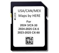 JXTVANCL Tarjeta SD de navegación, mapas GPS compatibles con CX-5 2024-2025, CX-90 2023-2025, CX-30/3 2024, USA/CAN/MEX Maps