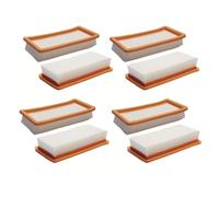 JXWPOCGH Compatible con Karcher, Filtro HEPA For Aspiradoras DS5500, DS6000, DS5600 Y DS5800. Compatible con Karcher, Filtros HEPA 6.414-631.0.(4pcs)