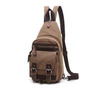 JXXUIRUIEEN Bolso bandolera informal de lona for exteriores, bolso pecho for viajes para Mujeres Hombres(Colour 7)