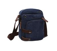 JXXUIRUIEEN Bolso para hombres Bolso bandolera de hombro for hombre Bolso portátil de viaje Uso diario(Azul)