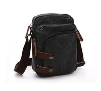 JXXUIRUIEEN Bolso para hombres Bolso bandolera de hombro for hombre Bolso portátil de viaje Uso diario(Schwarz)
