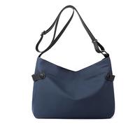 JXXUIRUIEEN Bolso para hombres Bolso bandolera for hombre Bolso de hombro de gran capacidad Uso diario(Azul,25x12x33cm)