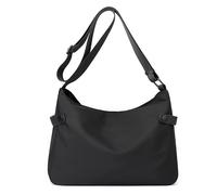 JXXUIRUIEEN Bolso para hombres Bolso bandolera for hombre Bolso de hombro de gran capacidad Uso diario(Schwarz,25x12x33cm)