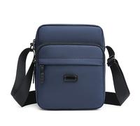 JXXUIRUIEEN Bolso para hombres Bolso bandolera informal Tide for hombre Uso diario(Azul)