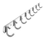 JXXUIRUIEEN Gancho for ropa de acero inoxidable for hilera toallas 8 ganchos para Cocina, Baño, Oficina