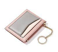JXXUIRUIEEN Mini Bolsa de Monedas Mini Billetera Corta con Clip for Dinero for Mujer(Pink)