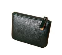 JXXUIRUIEEN Mini Bolsa de Monedas Monedero pequeño de Piel Suave for Mujer, Sencillo y fácil Usar(Verde)