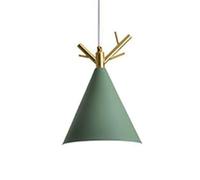 JXYDJH Lámpara Colgante Nórdica De 17,8 Cm Con Diseño Creativo De Astas De Una Sola Capa, De Aluminio Fundido, Para Isla De Cocina, Con Pantalla Colorida, Ideal Para Habitaciones Infantiles