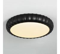 JXYDJH Lámparas De Techo Modernas Nórdicas Sencillas De Resina, Color Crema, Para Dormitorio Principal, LED, Planas, Con Pantalla De Resina Verde Vintage, Estilo Francés Minimalista