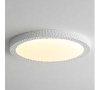 JXYDJH Lámparas De Techo Modernas Nórdicas Sencillas De Resina, Color Crema, Para Dormitorio Principal, LED, Planas, Con Pantalla De Resina Verde Vintage, Estilo Francés Minimalista