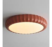 JXYDJH Lámparas De Techo Modernas Nórdicas Sencillas De Resina, Color Crema, Para Dormitorio Principal, LED, Planas, Con Pantalla De Resina Verde Vintage, Estilo Francés Minimalista
