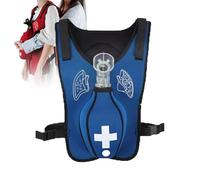 JXYQ Chaleco antiasfixia para Entrenamiento de simulación de obstrucción de Las vías respiratorias, Modelo de práctica de Heimlich para educación.