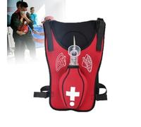 JXYQ Chaleco de Entrenamiento de RCP para obstrucción de Las vías respiratorias con simulador de palmadas en la Espalda para la formación en Primeros Auxilios en Estudiantes de enfermería y Medicina.