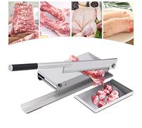 JXYQ Cortadora de Huesos - Cortadora de Carne Manual de Alta Resistencia para Cocina, Ideal para Carne de Res, Pollo, Cabra, Cerdo y Pescado congelados - Cortadora de Huesos con Cuchilla