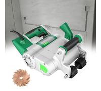 JXYQ Cortadora de Ranuras de Pared - Rozadora de Ladrillos eléctrica de 1100 W para ranurado y Corte de hormigón sin Polvo, diseño de encofrado único