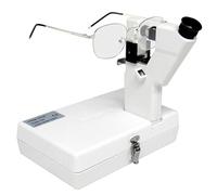 JXYQ Lensómetro Manual, focímetro preciso para la medición de Lentes, Apto para diámetros de 20 a 80 mm, Rango de 0 a ±15 D, Ideal para Uso óptico.