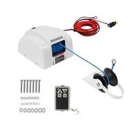 JXYQ Molinete eléctrico Marino de 45 LB, molinete automático Marino con Control Remoto y Cabo de Ancla, para Barcos de Pesca, Barcos boya y lanchas rápidas.