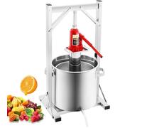 JXYQ Prensa hidráulica de Acero Inoxidable para la elaboración de Vino, Sidra y zumos: Herramienta extractora y trituradora eficiente.
