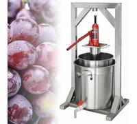 JXYQ Prensa hidráulica para Vino de Frutas, Herramienta de Acero Inoxidable para la elaboración de Sidra, Cerveza casera y Vino de UVA.