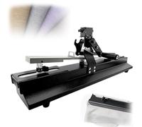 JXYQ Probador de solidez del Color al roce en seco y húmedo, Crockmeter Manual, con Pantalla de conteo, para una evaluación precisa de la solidez del Color.