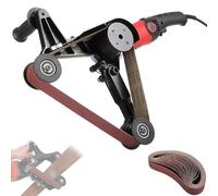 JXYQ Pulidora de tuberías con Velocidad Ajustable y Bandas de Lijado para rectificado de Metales.