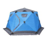 JXYQ Refugio para Pesca en Hielo para 5-8 Personas, Tienda de campaña portátil emergente con Bolsa de Transporte, Clavo de Tierra y Cuerda de Viento, Refugio Aislado para Pesca en Invierno.