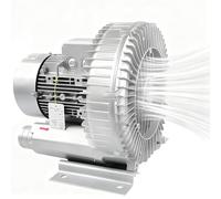 JXYQ Soplador regenerativo, Bomba de vacío Industrial de 120 W a 1500 W, Bomba de Aire Vortex de 0,16 HP a 2,04 HP para soplado o succión de Aire.