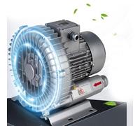JXYQ Soplador regenerativo Industrial, Vortex de Alta presión para aireación de Aguas residuales, soplado o succión de Aire, 1500 W de Potencia.