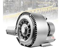 JXYQ Soplador Vortex de Doble Etapa de Alta presión - Ventilador eléctrico de Aluminio de 850 W para aireación de peceras y circulación de Aire en talleres, Rendimiento Industrial