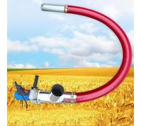 JXYQ Transportador de Tornillo sinfín portátil de Alta succión para Cemento, Arena, Polvo, Fertilizantes, Grava y diversas partículas. Ideal para Agricultura e Industria. 1,5 m.