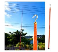 JXYQ Vara de medición de Altura retráctil y aislada para Trabajos forestales y de Servicios públicos, de 6 a 18 Metros, diseño Duradero y fiable.