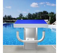 JXYQZD Plataforma de Buceo para Piscina, Trampolín con Base de Acero Inoxidable, Superficie Antideslizante con Inclinación de 9°, Capacidad de Carga 300 Kg, para Competición