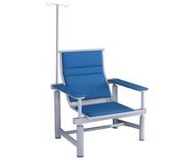 JXYQZD Sillas para Salas de Espera, sillas de recepción para clínicas, sillas de infusión médica con Soporte para portasueros, sillas reclinables con reposabrazos y Respaldo(Blue)