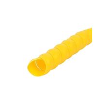JYABSLNAJ Funda de cable en espiral, 2 metros, 5 cables, carcasa organizadora de 8 mm a 22 mm, manguera hidráulica flexible de 5 metros (amarillo, 14 mm, 2 metros)